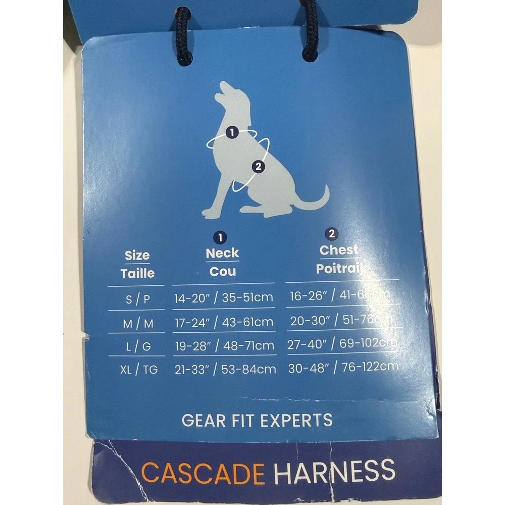 KURGO Cascade Dog Harness - Green Backpack POG30-17532 Hiking Gear -Small NWT